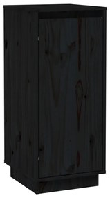 Servanta, negru, 31,5x34x75 cm, lemn masiv de pin 1, Negru