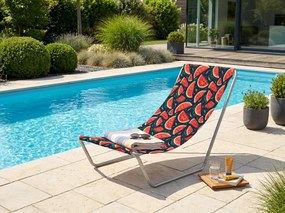 Sezlong pliabil de plaja SAND MELON, colorat