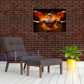 Tablou - Putera de bărbat (70x50 cm)