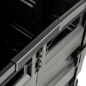 Keeeper Cărucior de cumpărături pliabil Olli 65 l Negru, 65 l