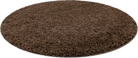 Covor SOFFI cerc shaggy 5cm maro - SECUNDAR-COTATI PRODUSUL