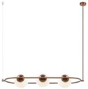 Lustră pe tijă Maytoni MOD221PL-03BS ERICH 3xE14/40W/230V cupru