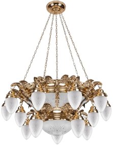 Kemar OW150 - Candelabru OURO EAGLE 15xE27/60W + 6xE27/100W, 230V