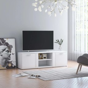 801161 vidaXL Comodă TV, alb, 120 x 34 x 37 cm, PAL
