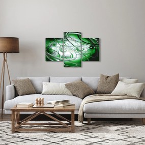 Tabloul abstract verde (90x60 cm)