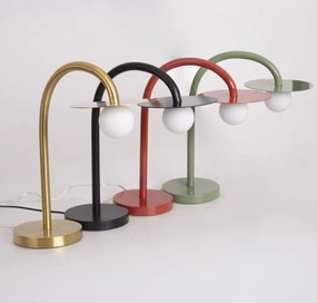 Lampa de masa LED design minimalist ENIGMA, Coral red