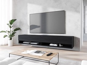 Dulap TV de perete Adenuk 140 MDF (Negru + Negru) . 1106326