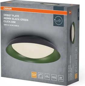 Osram - Plafonieră LED dimmabilă ORBIS PLATE LED/45W/230V Ø48cm verde/negru