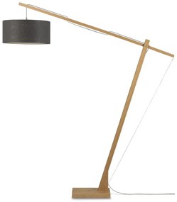 Lampadar eco din bambus Montblanc 4723 natur/ gri inchis