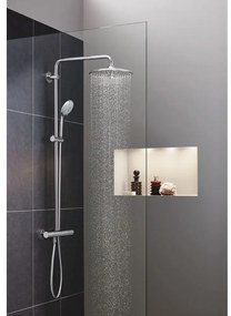 Coloana de dus crom cu baterie termostatata Grohe Euphoria System 260