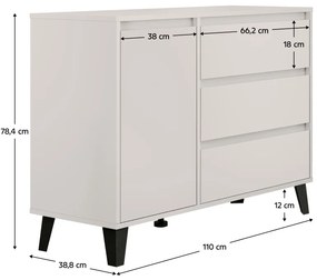 Comoda BOGAN 1D3S, cașmir