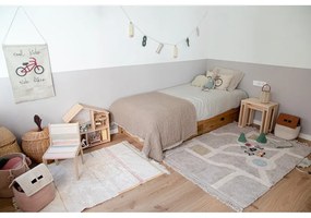 Covor roz/crem lavabil/țesut manual din bumbac 90x130 cm Lanes Vintage Nude – Lorena Canals