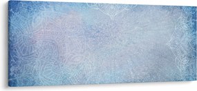 Tablou - Mandala in albastru (120x50 cm)