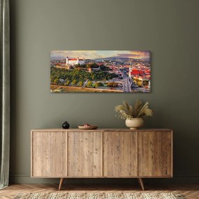Tablou - Panorama bratislavei, Slovacia (120x50 cm)