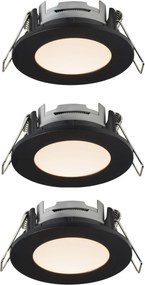Nordlux Leonis lampă încorporată 3x4.5 W negru 49200103