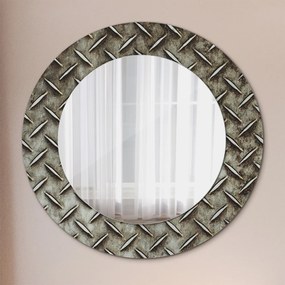 Decoratiuni perete cu oglinda Textura de oțel