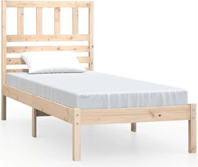vidaXL Cadru de pat, 90x190 cm, single, lemn masiv de pin