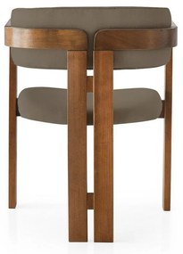 Scaun de sufragerie CO Light Brown and Walnut
