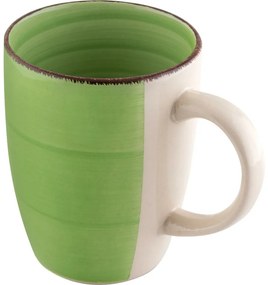 Cană ceramică Lamart LT9109 Happy, 260 ml, verde