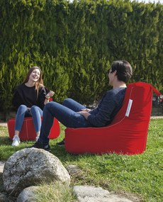 Fotoliu puf pentru grădină EVA Sport - Red