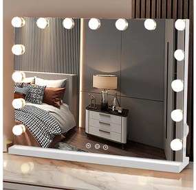 Oglindă LED dimabilă pentru machiaj Brilagi HOLLYWOOD LED/15W/230V 3000/4000/6500K