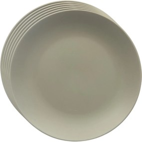 Orion Set de farfurii ceramice pentru desertGreenish 20,5 cm, 6 bucăți