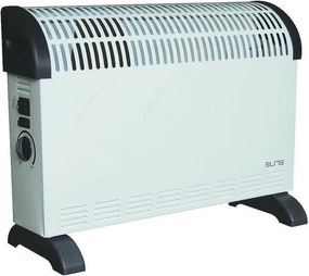 Convector electric pentru podea/perete ELITE CH-0435, 2000W, 22 m², 3 trepte, Termostat reglabil, Ventilator, Alb