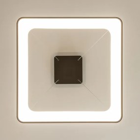 Brilagi - Lustru LED dimabil pe cablu FALCON II LED/125W/230V 60x60 cm negru + telecomandă