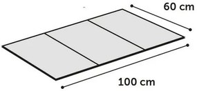 Covoraș de răcire Flamingo Grey, dimensiune XL 100 x 60 cm