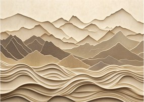 Tablou - Linii Montane 3D (70x50 cm)