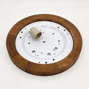 Plafonieră Brilagi BELLADONNA 1xE27/15W/230V d. 30 cm alb/stejar