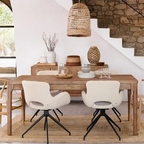 Lustră pe cablu Atmosphera SAND 1xE27/40W/230V ratan/zambilă de apă