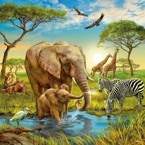 PUZZLE ANIMALELE PAMANTULUI, 3X49 PIEASE - RAVENSBURGER (RVSPC09330)
