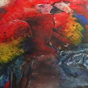 Tablou - Papagali roșii ara (70x50 cm)