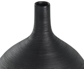 Vază ceramică Eglo 421416 SARYKSU 22x16 cm negru/auriu