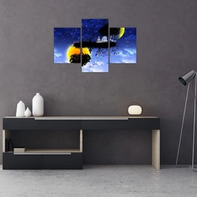 Tablou - Reflecția echilbrului (90x60 cm)
