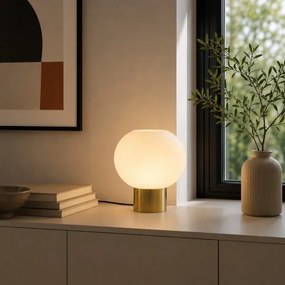 Brilliant - Lampă de masă FANNY 1xE27/20W/230V alamă