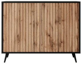 Dulap Biel B1  (negru + stejar wotan). 1098856