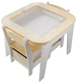 Juskys Set de lemn pentru copii Milou - natural