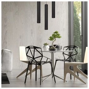 Lustră LED pe cablu TUBA 1xGU10/4,8W/230V neagră