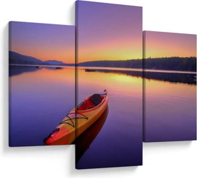 Tablou - Kayak pe lac (90x60 cm)