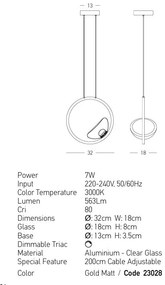 Lustra, Pendul design modern LED LINE