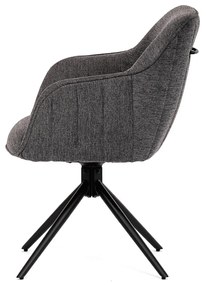 Set de scaune de sufragerie cu mecanism deîntoarcere HC-536 GREY2, 2 buc.