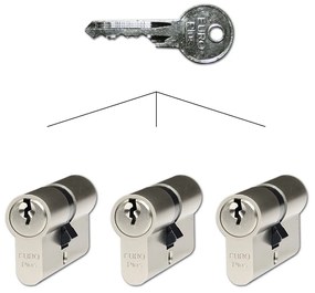 Set cilindri de construcțe Richter EP.30/35.NI.SET3 30+35 mm, 9 chei