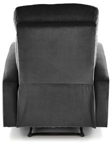 Fotoliu recliner Wonder negru H98 cm