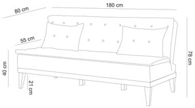 Set canapea fotoliu Flipper (Gri închis). 1101635