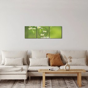 Tablou - Margarete (cu ceas) (90x30 cm)
