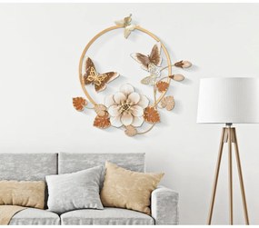 Decorațiune de perete din metal 58x63,5 cm Rouns – Mauro Ferretti