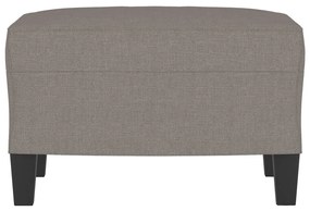 Taburet, gri taupe, 60x50x41 cm, material textil Gri taupe, 60 x 50 x 41 cm