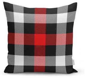 Set 4 fețe de pernă și un napron de masă cu model de Crăciun Minimalist Cushion Covers Snowflake